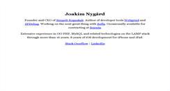 Desktop Screenshot of jokke.dk